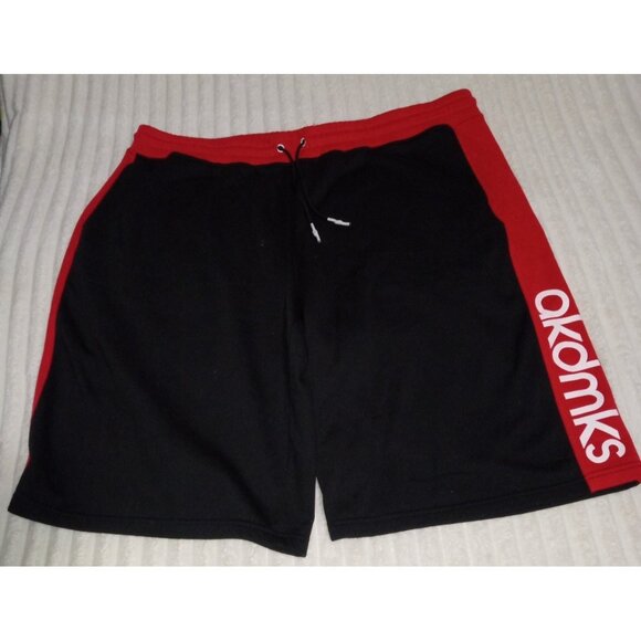 Akademiks Shorts Men's Size 5XL Black Red White Spring Summer Clothes - Picture 1 of 4